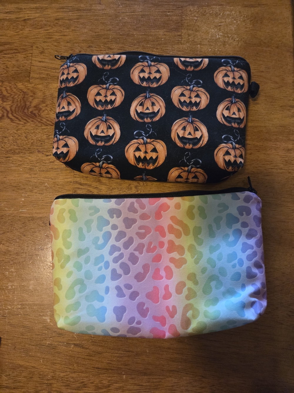 Rainbow Leopard Cosmetic Bag - Multicolor